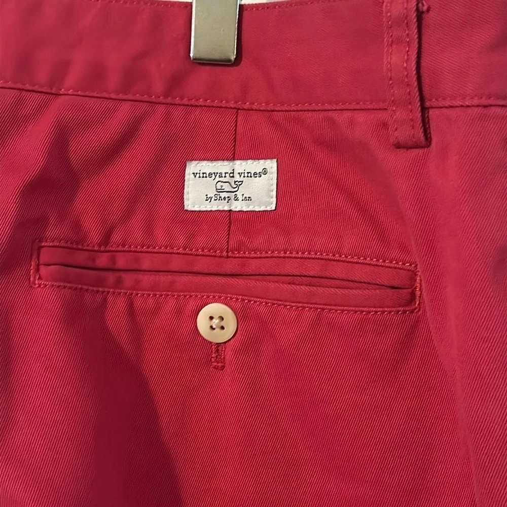 Men’s Vineyard Vines by Shep & Ian Fuchsia Pink Classic Chinos Size 36 x 30